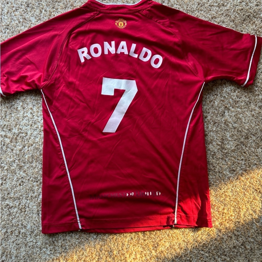 Manchester United RONALDO Premier League MUFC sz Youth Medium RARE See Pics